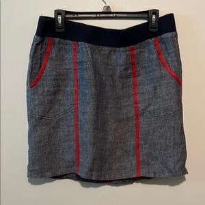 Toad&Co Red and Gray Mini Skirt Athletic